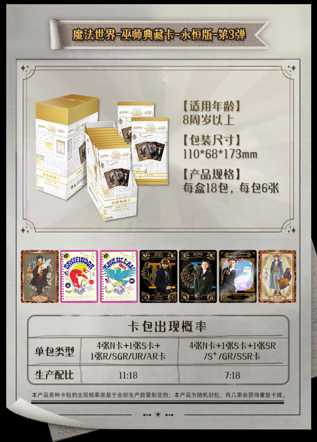 Harry Potter Kayou Wave 3 Display Card Box Sealed