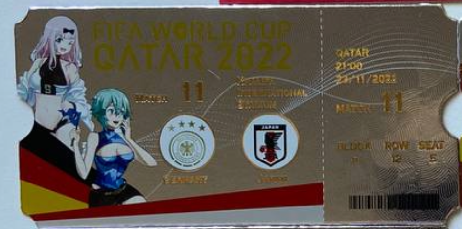 Football Girl Ticket