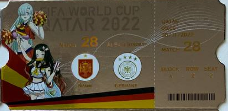 Football Girl Ticket