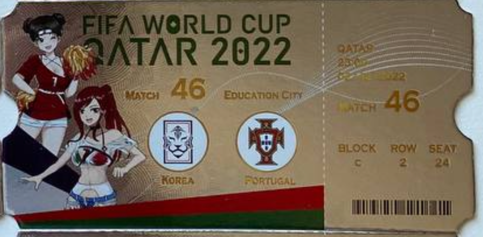 Football Girl Ticket