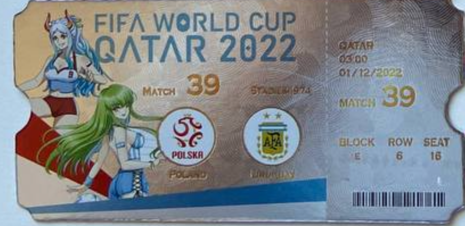 Football Girl Ticket