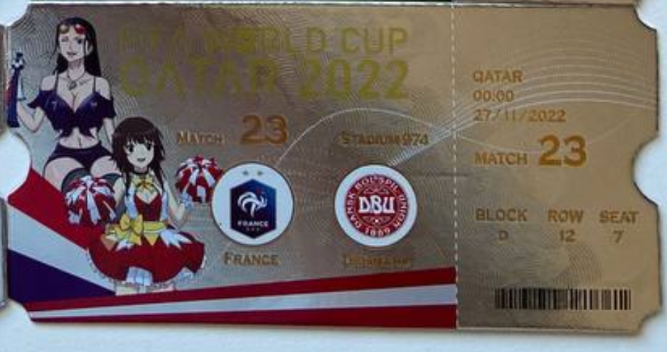 Football Girl Ticket