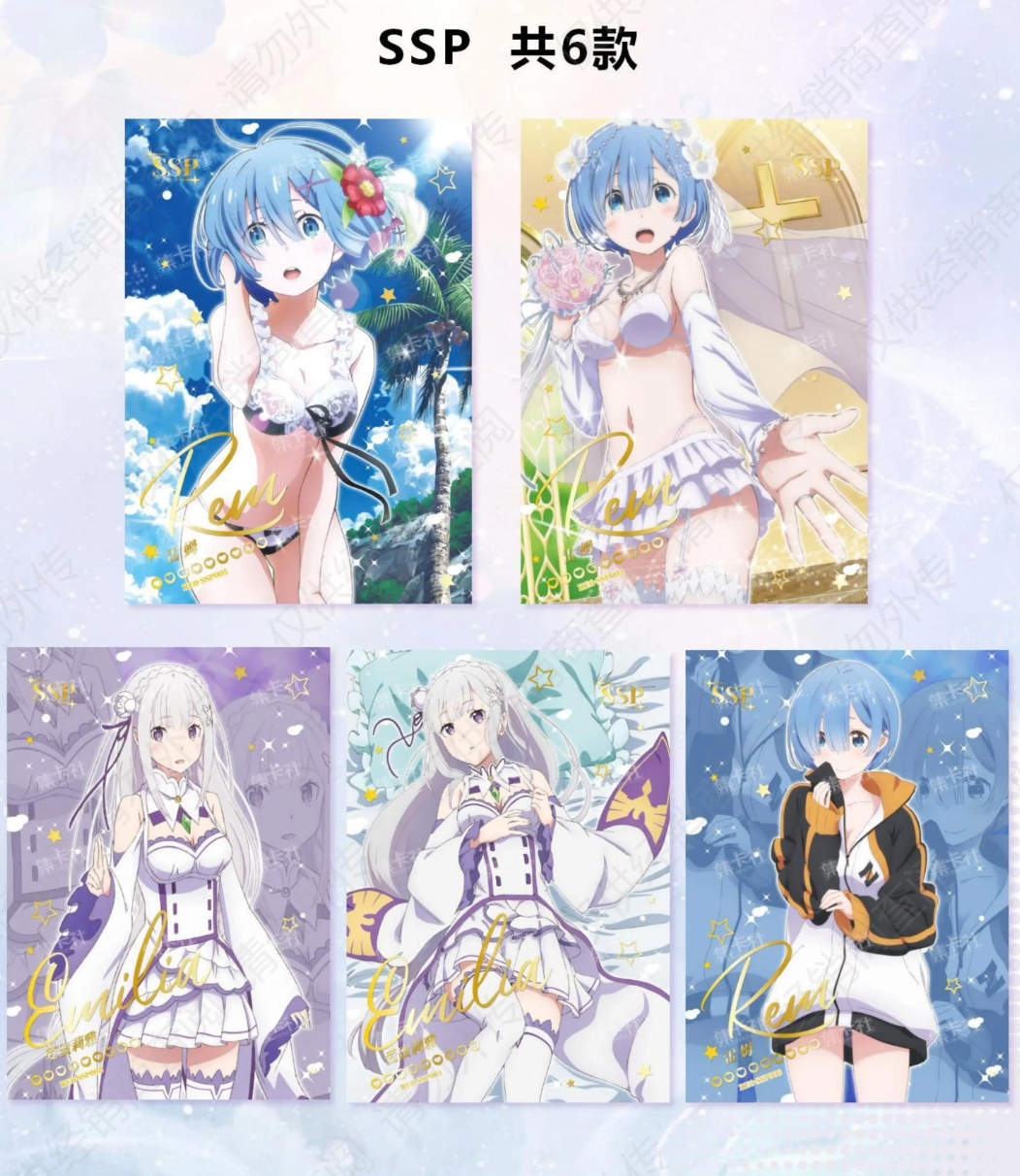 Goddess Story RE:Zero Display Card Box Sealed