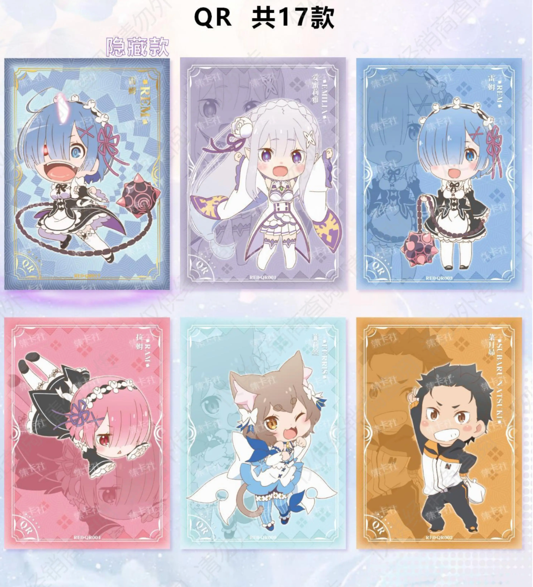 Goddess Story RE:Zero Display Card Box Sealed