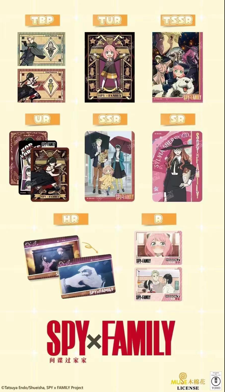 Spy Family Kayou Display Card Box Sealed