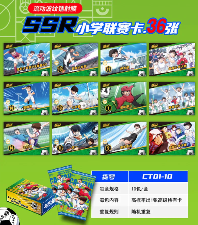 Captain Tsubasa Display Card Box Sealed