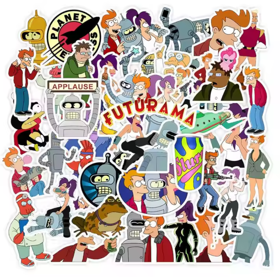 Futurama Set 50pcs Stickers