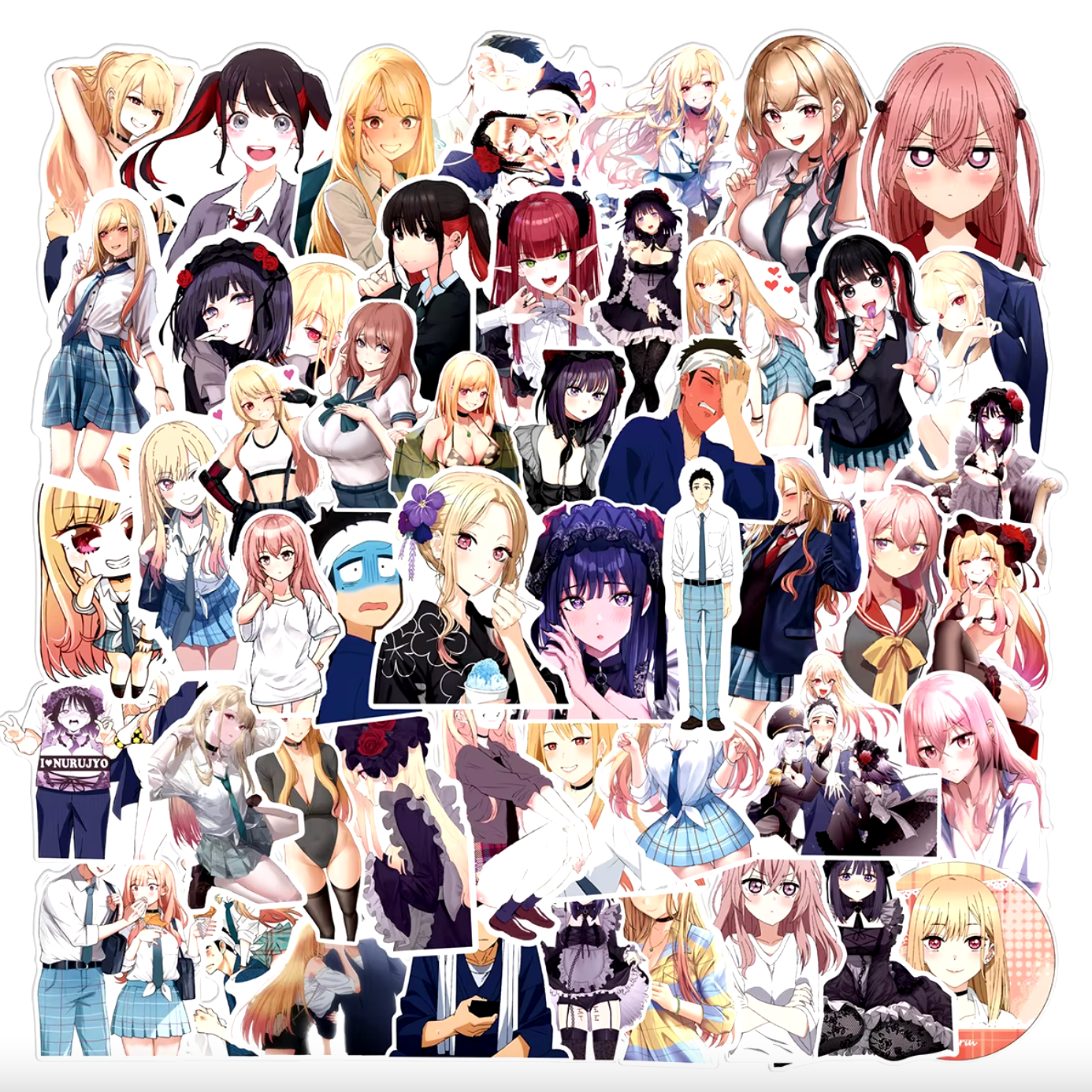 My Dress Up Darling Set 50pcs Stickers
