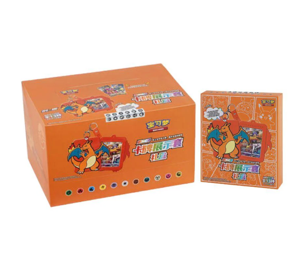 Pokemon Sealed Case 12 Box Charizard Card Display Set Gift Box Display Card Box Sealed