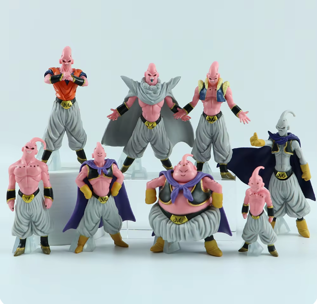 Dragon Ball Majin Buu Set 8 Mini Action Figure Statue