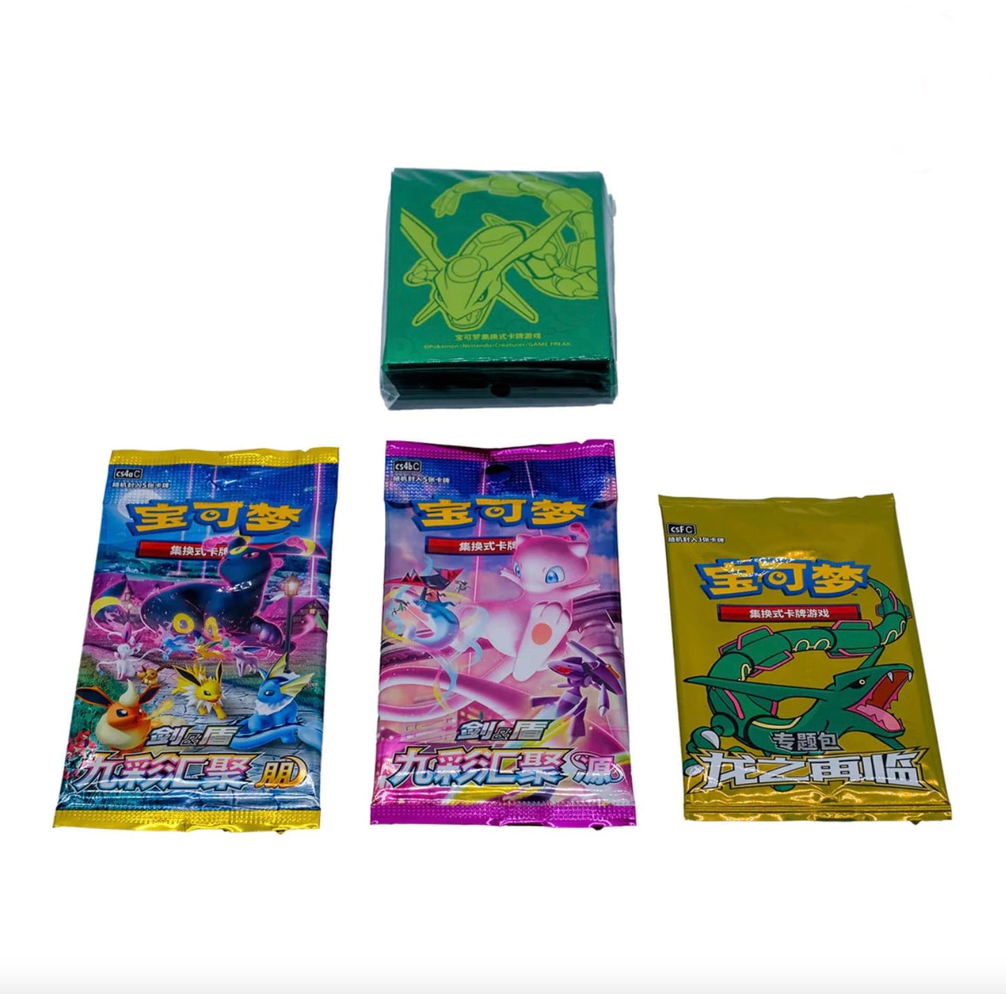 Pokemon Sleeves Set Return of the Dragon Rayquaza Simplified Chinese Display Card Box Sealed