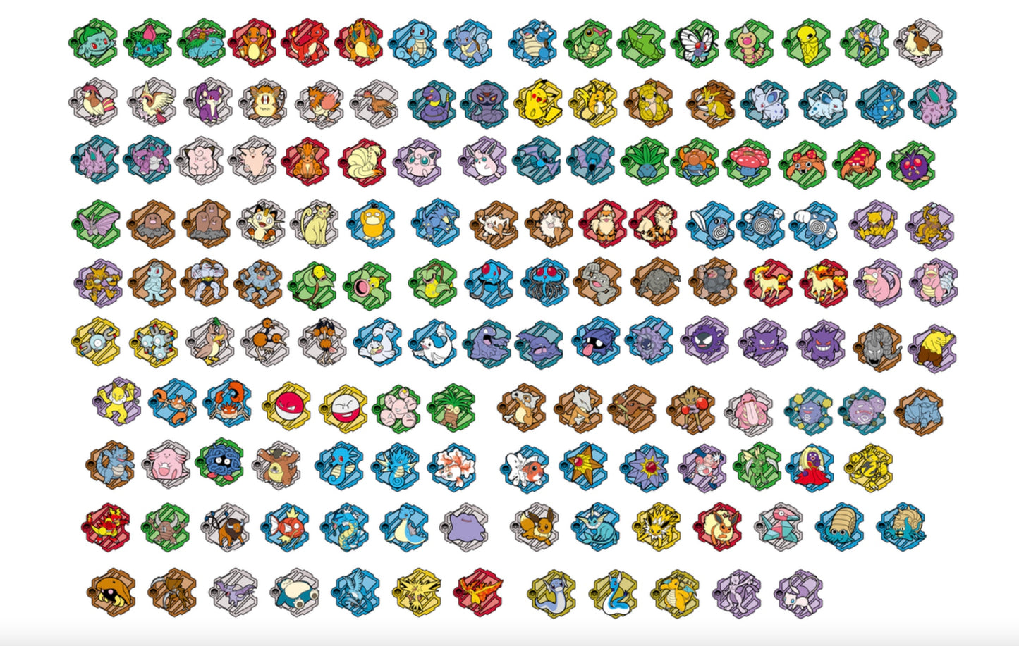Pokemon Collect 151 Journey Fridge Magnet Set Simplified Chinese Display Card Box Sealed