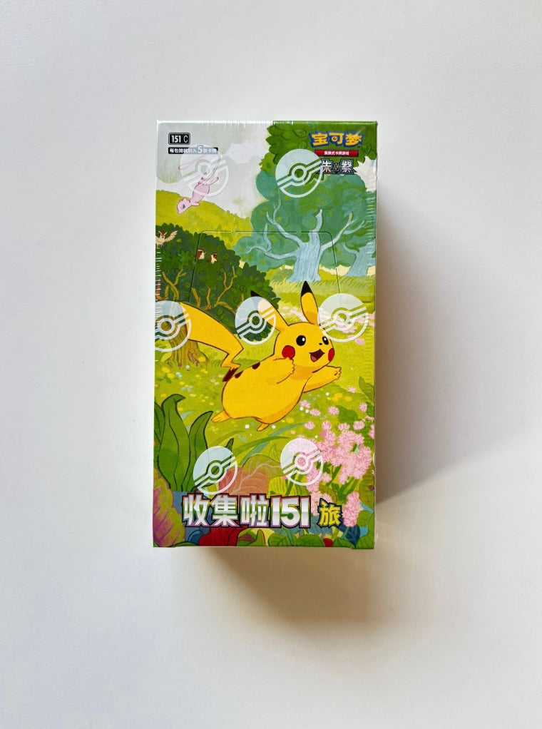 Pokemon Collect 151 Vol.1 Journey Slim Box Simplified Chinese Display Card Box Sealed