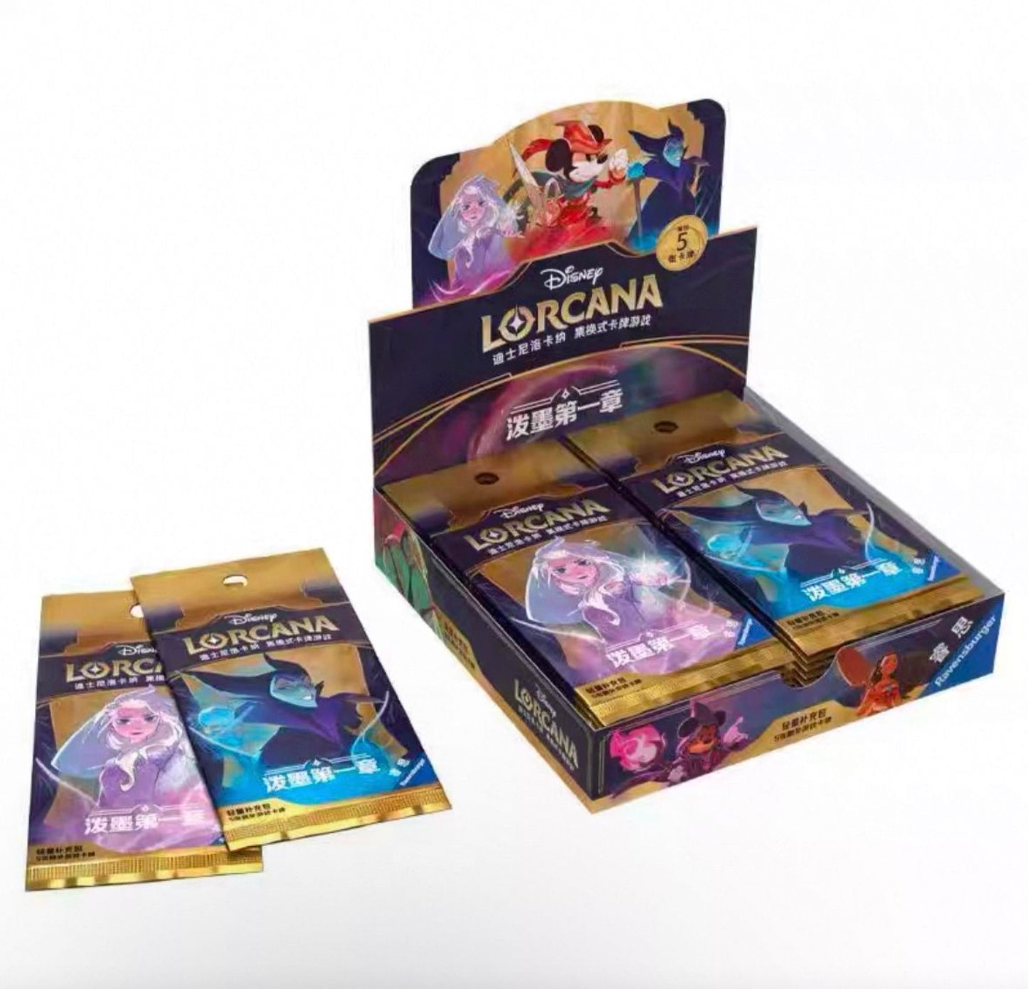 Disney Lorcana The First Chapter Slim Version Display Card Box Sealed Simplified Chinese