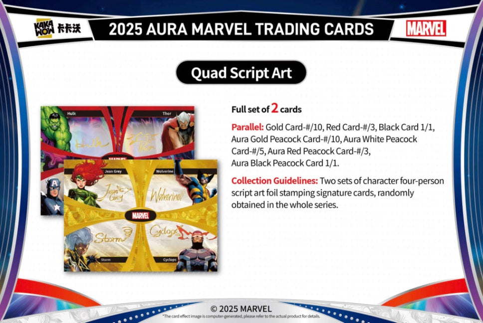 Marvel Aura Kakawow 2025 Display Card Box Sealed