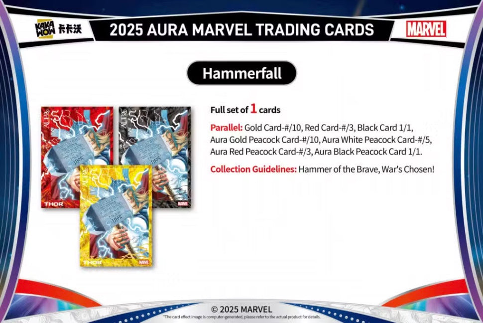 Marvel Aura Kakawow 2025 Display Card Box Sealed