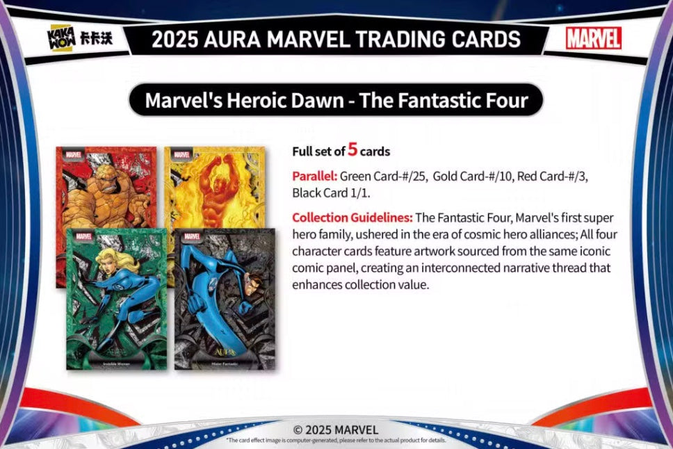 Marvel Aura Kakawow 2025 Display Card Box Sealed