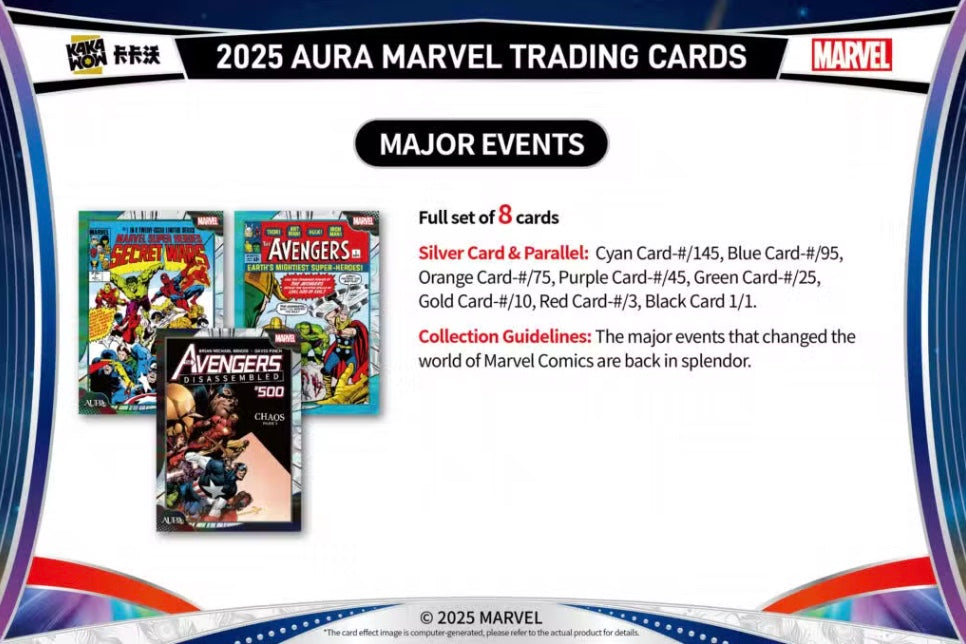 Marvel Aura Kakawow 2025 Display Card Box Sealed
