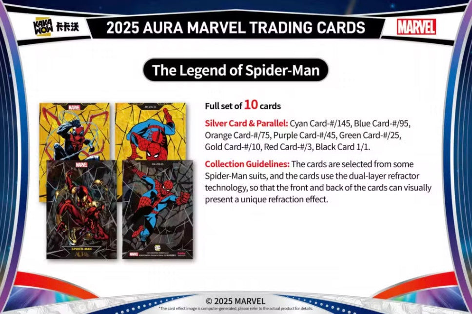 Marvel Aura Kakawow 2025 Display Card Box Sealed