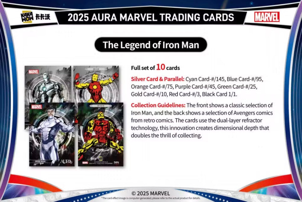 Marvel Aura Kakawow 2025 Display Card Box Sealed