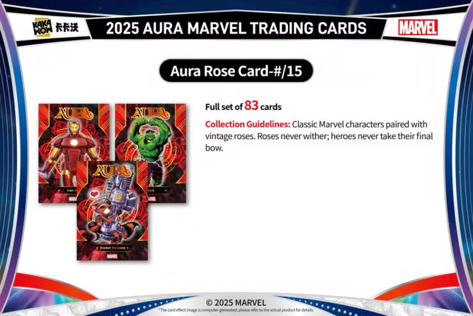 Marvel Aura Kakawow 2025 Display Card Box Sealed