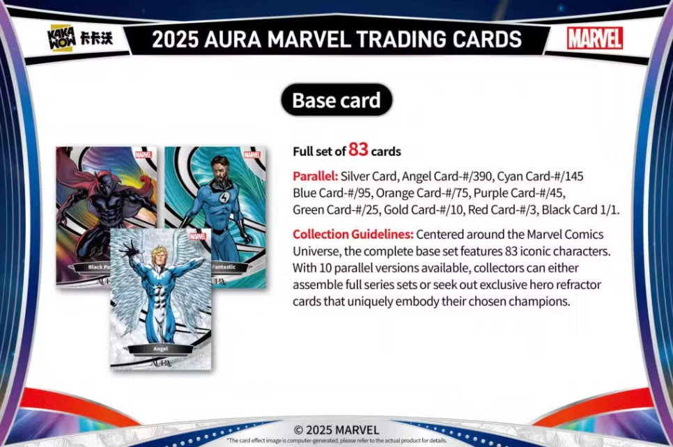 Marvel Aura Kakawow 2025 Display Card Box Sealed