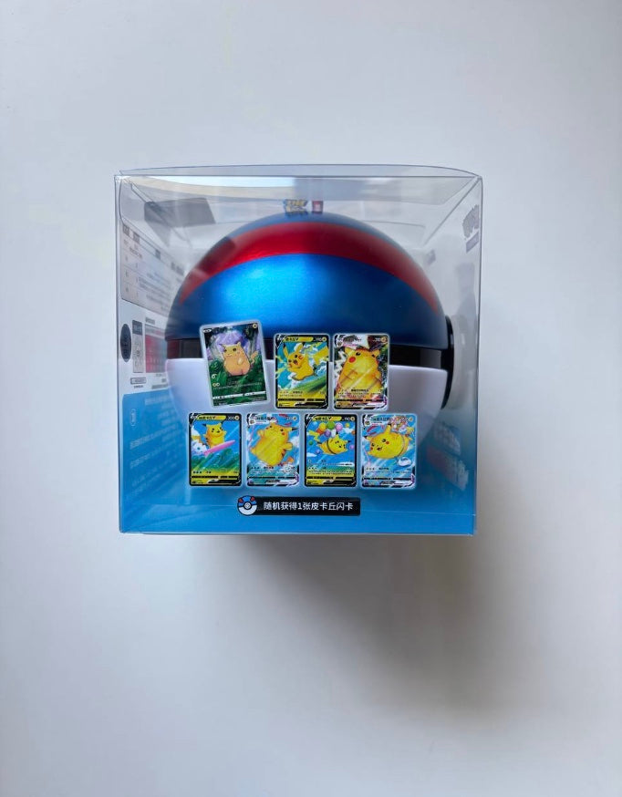 Pokemon PokeBall 3.0 Primordial Arts Tin Simplified Chinese Display Card Box Sealed