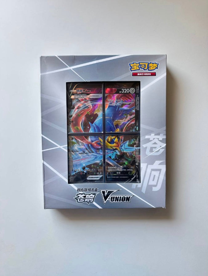 Pokemon Zacian V-UNION Gift Box Simplified Chinese Display Card Box Sealed
