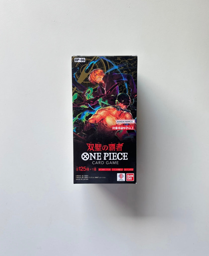 OnePiece Wings of the Captain OP-06 JAP Booster Box Bandai Display Card Box Sealed Japanese