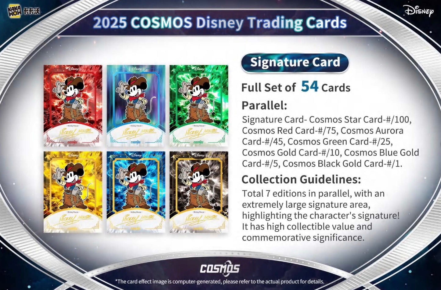 Disney Cosmos Kakawow 2025 Display Card Booster Box Sealed