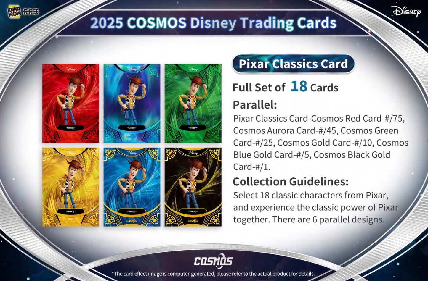 Disney Cosmos Kakawow 2025 Display Card Booster Box Sealed