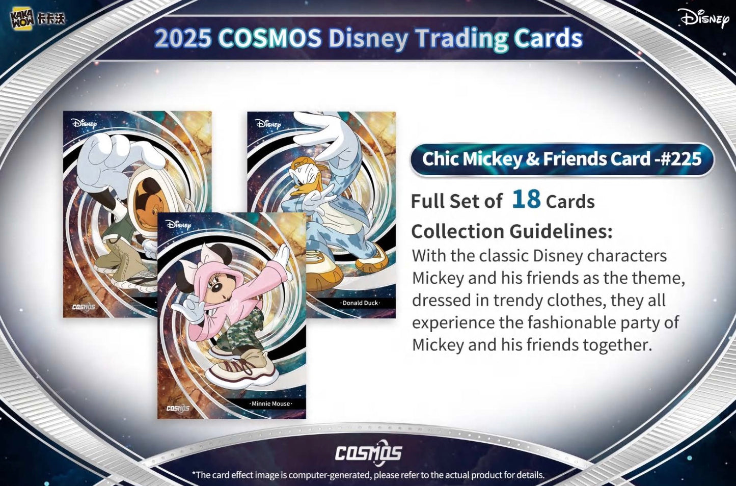 Disney Cosmos Kakawow 2025 Display Card Booster Box Sealed