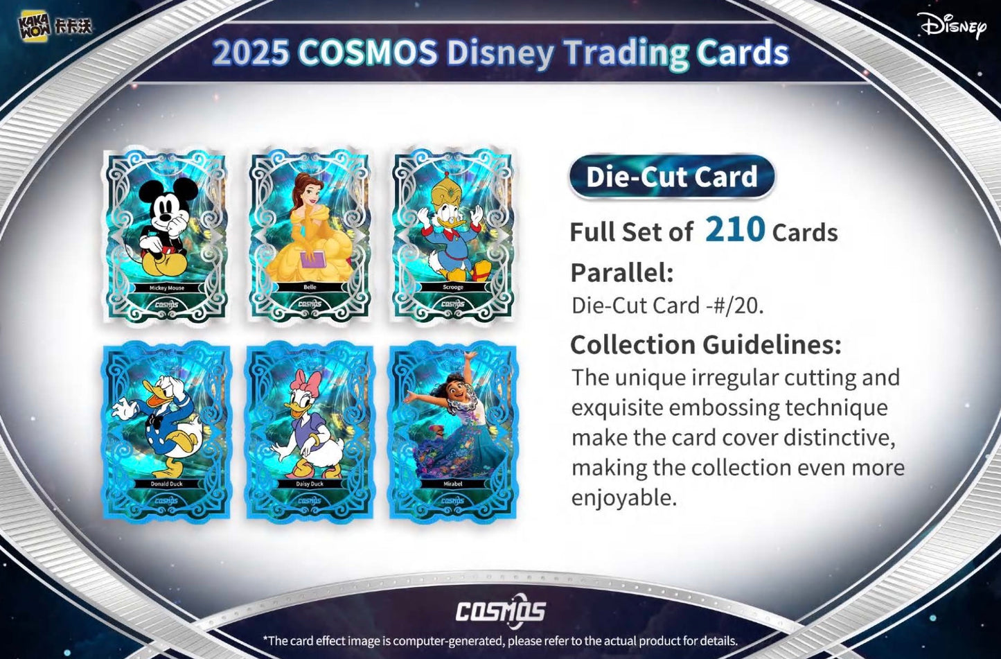Disney Cosmos Kakawow 2025 Display Card Booster Box Sealed