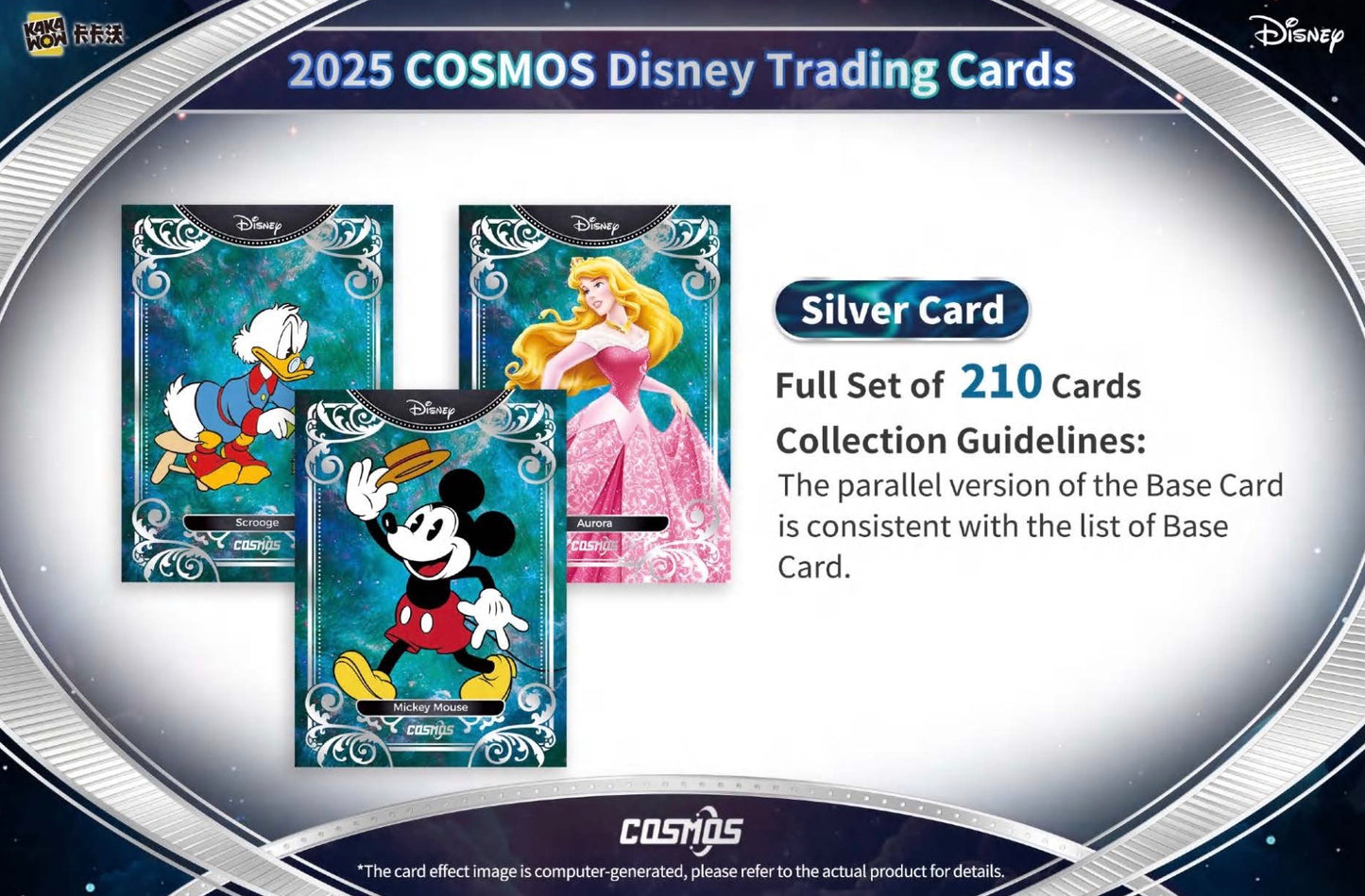 Disney Cosmos Kakawow 2025 Display Card Booster Box Sealed