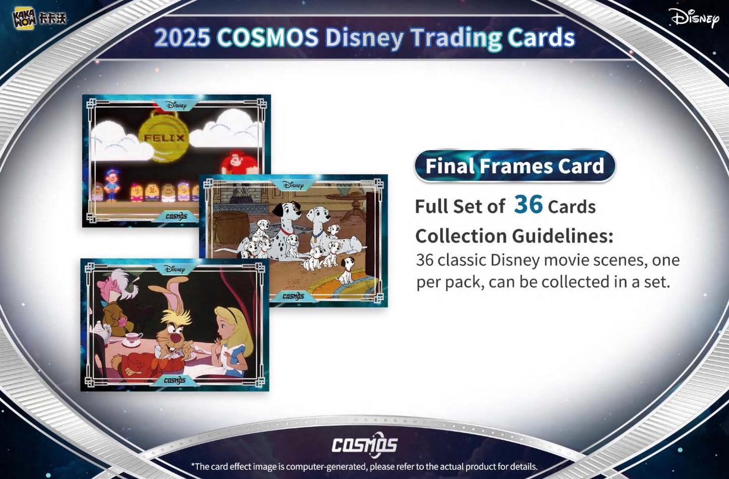 Disney Cosmos Kakawow 2025 Display Card Booster Box Sealed