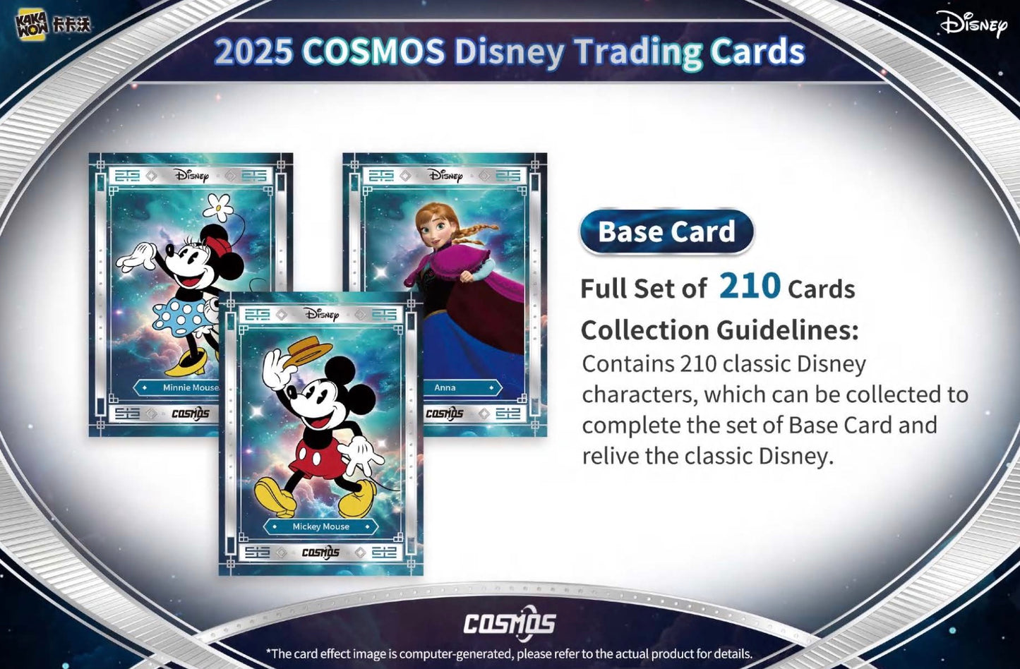 Disney Cosmos Kakawow 2025 Display Card Booster Box Sealed
