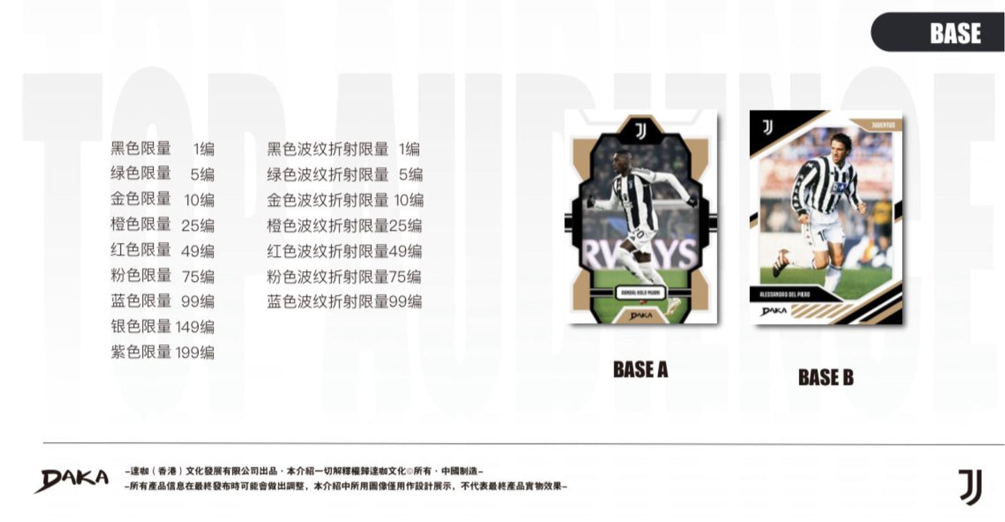 Daka Juventus Top Audience 2025 Display Card Box Sealed