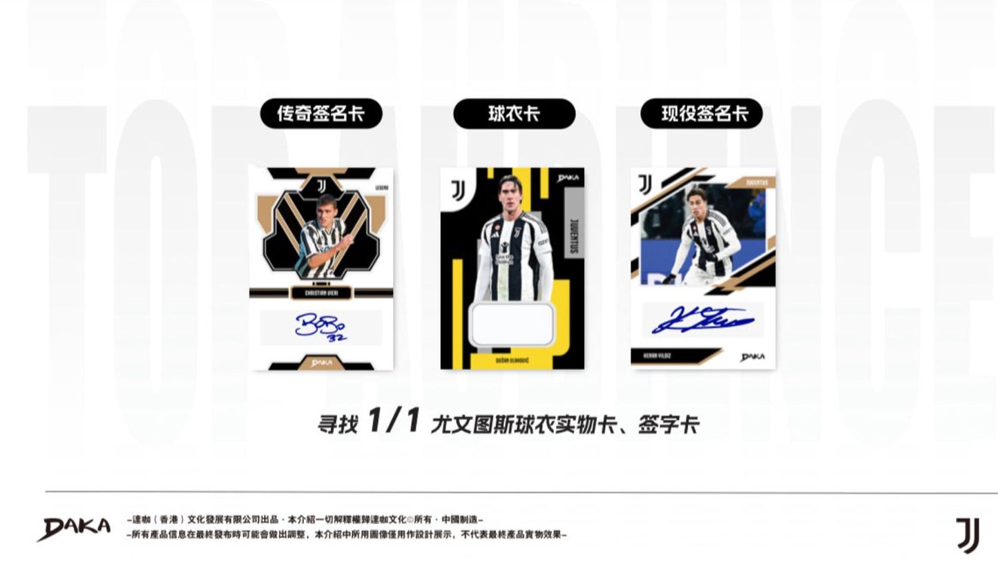 Daka Juventus Top Audience 2025 Display Card Box Sealed