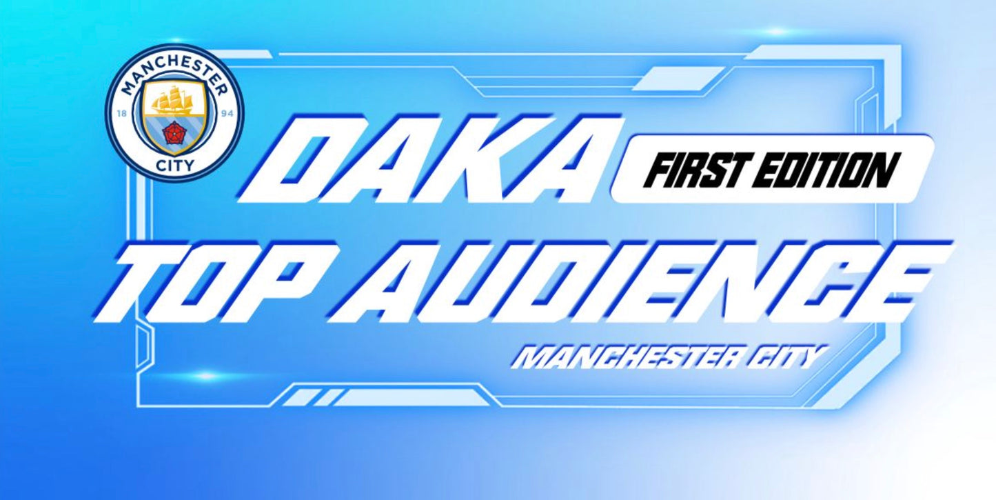 Daka Manchester City Top Audience 2025 Display Card Box Sealed