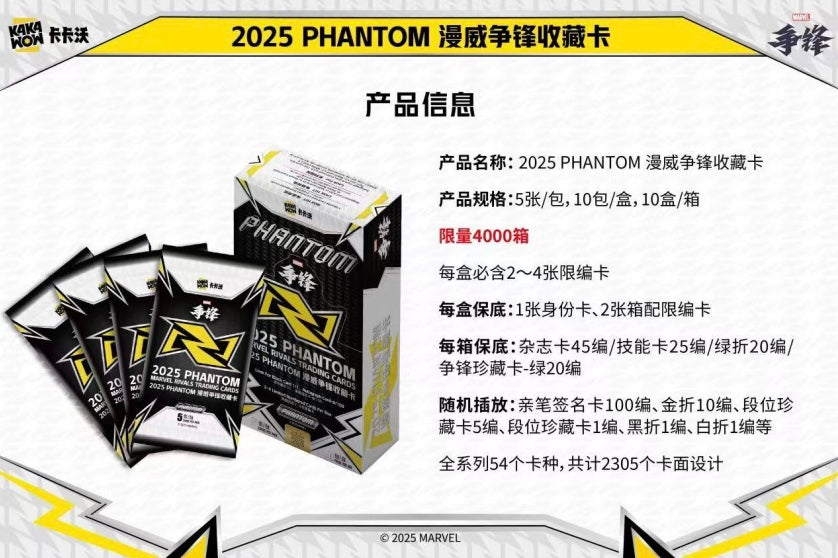 PRE ORDER - Marvel Phantom Kakawow 2025 Display Card Box Sealed