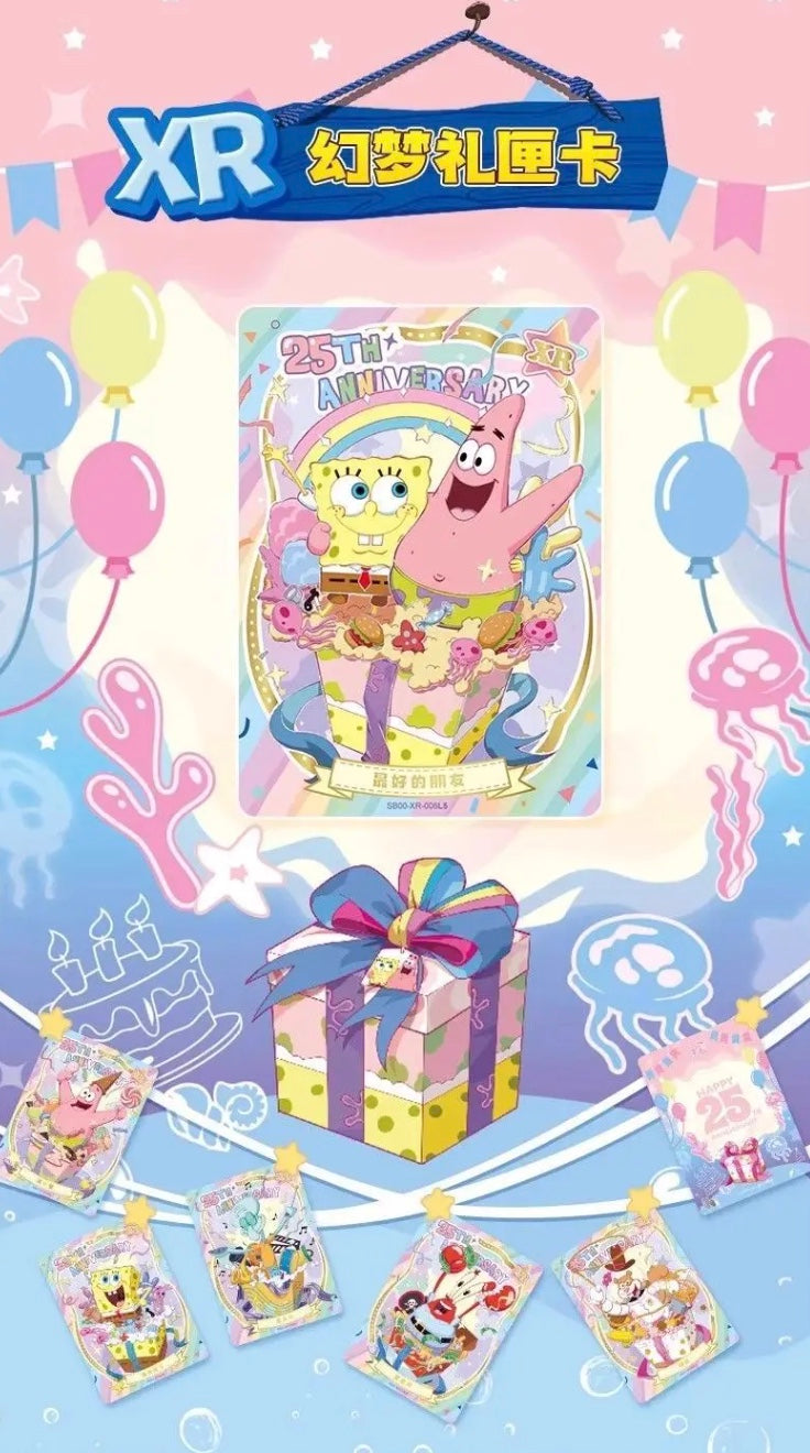 Spongebob Kayou 25th Anniversary Display Card Box Sealed