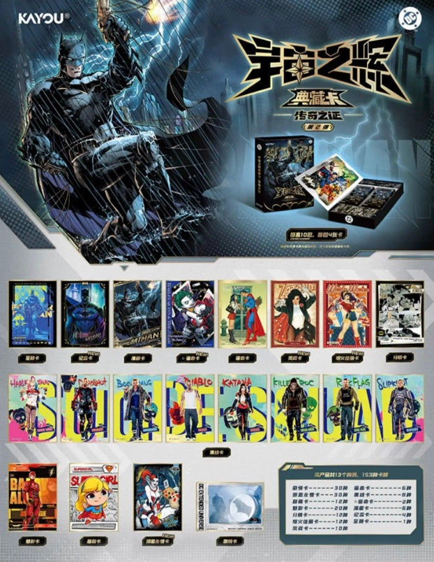 Marvel Kayou DC Wave 2 Batman Display Card Box Sealed