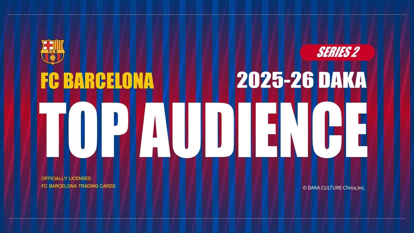 Daka Barcelona Top Audience 2026 Display Card Box Sealed