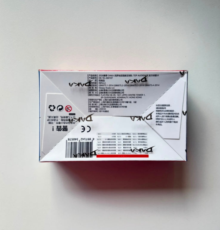 Daka Croatia Top Audience 2026 Display Card Box Sealed