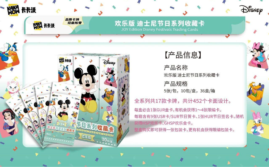 Disney Kakawow 100th Joy Edition Display Card Box Sealed