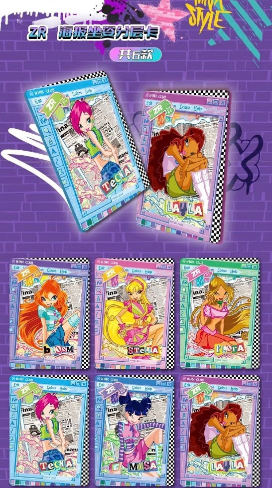 Winx 10m01 Display Card Box Sealed