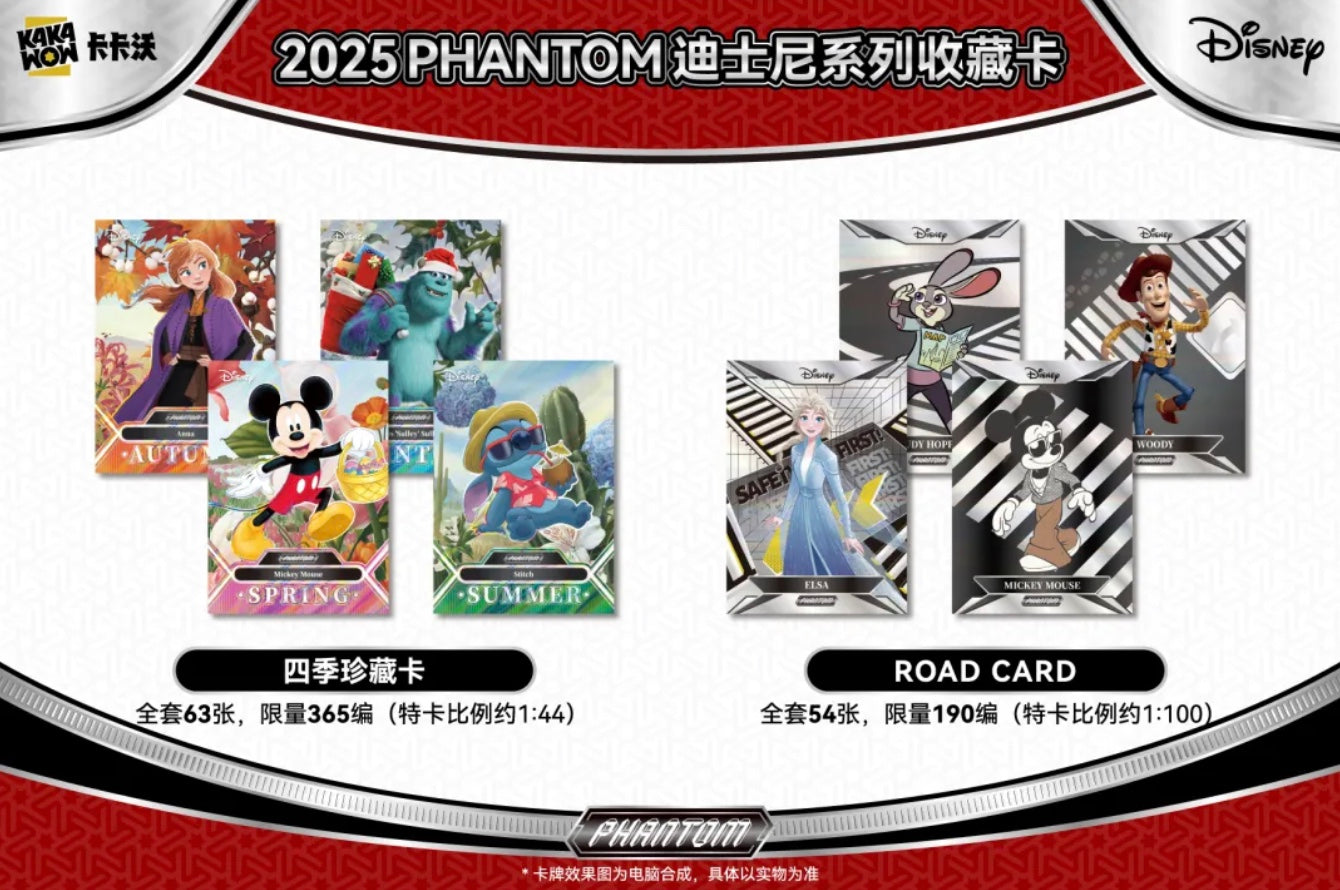 PRE ORDER - Disney Phantom Kakawow 2025 Display Card Booster Box Sealed