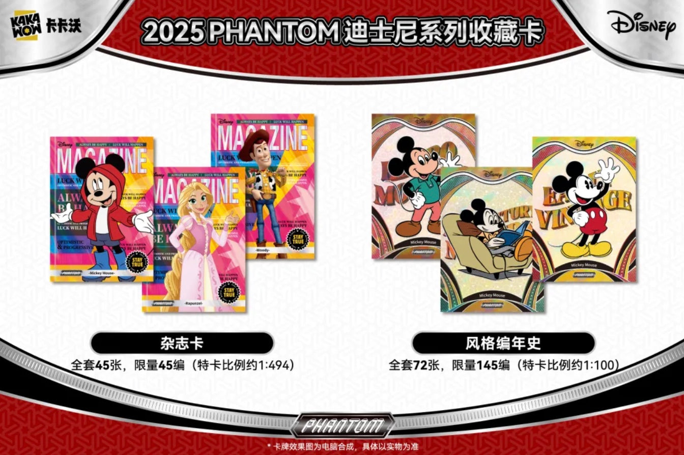 PRE ORDER - Disney Phantom Kakawow 2025 Display Card Booster Box Sealed