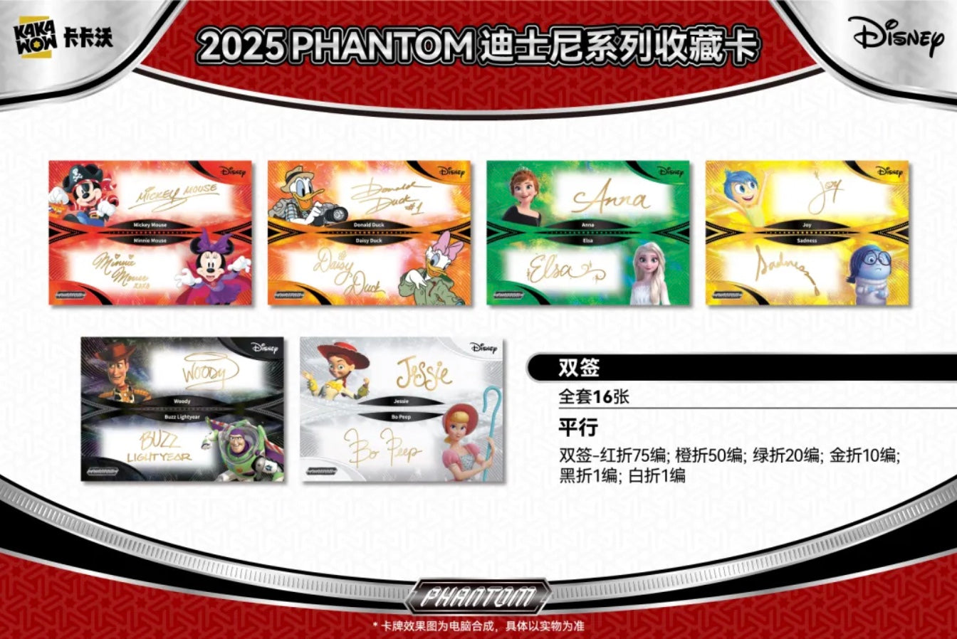 PRE ORDER - Disney Phantom Kakawow 2025 Display Card Booster Box Sealed