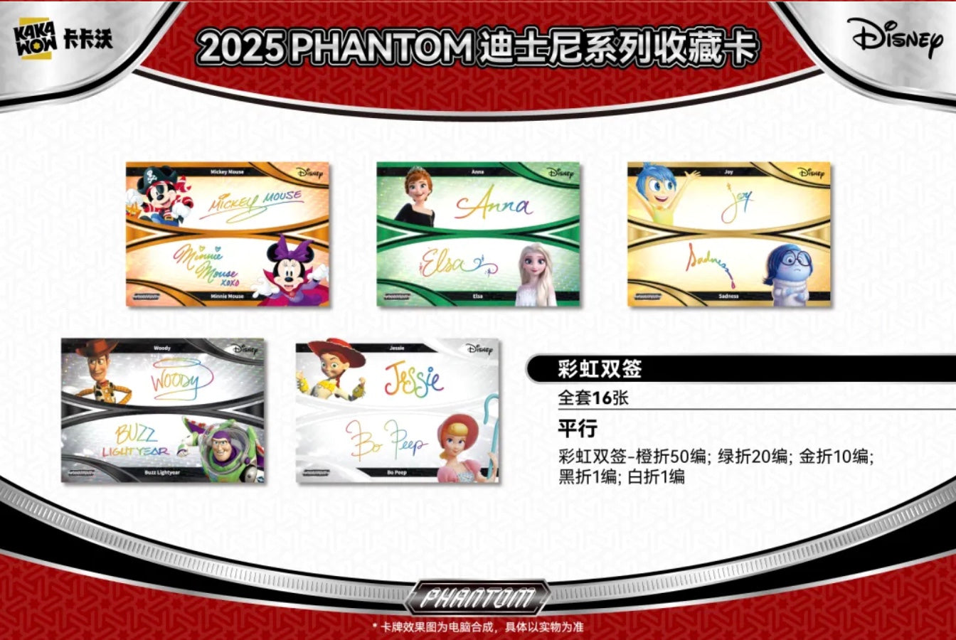 PRE ORDER - Disney Phantom Kakawow 2025 Display Card Booster Box Sealed